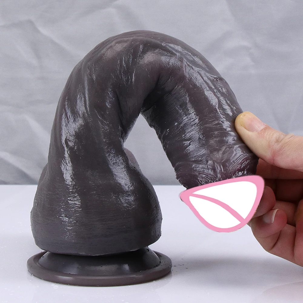 Big Long Dildo Realistic Dick Strapon Penis Soft Suction Cup Black Vagina Masturbator Anal Sex Toy For Woman G-spot Stimulation Big Long Dildo Realistic Dick Strapon Penis Soft Suction Cup Black Vagina Masturbator Anal Sex Toy For Woman G-spot Stimulation