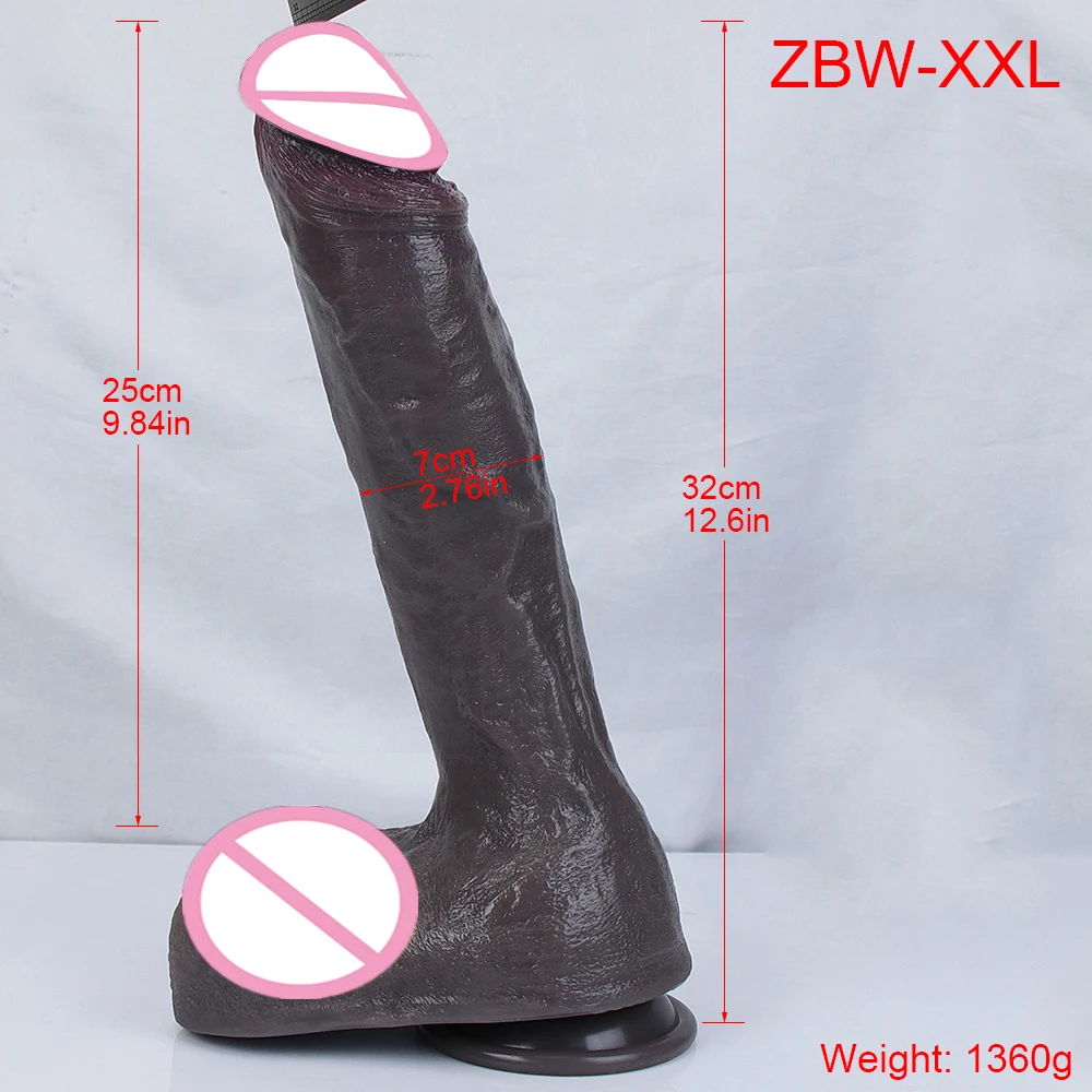 Big Long Dildo Realistic Dick Strapon Penis Soft Suction Cup Black Vagina Masturbator Anal Sex Toy For Woman G-spot Stimulation Big Long Dildo Realistic Dick Strapon Penis Soft Suction Cup Black Vagina Masturbator Anal Sex Toy For Woman G-spot Stimulation