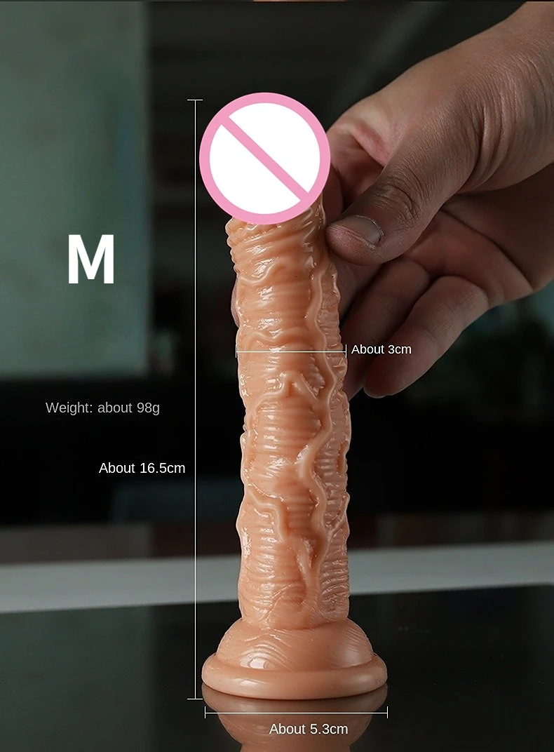Realistic Simulation Big Dildo with Strap Penis Sex Toy Female Vaginal Anal Masturbator Dick With Suction Cup for Women Massage