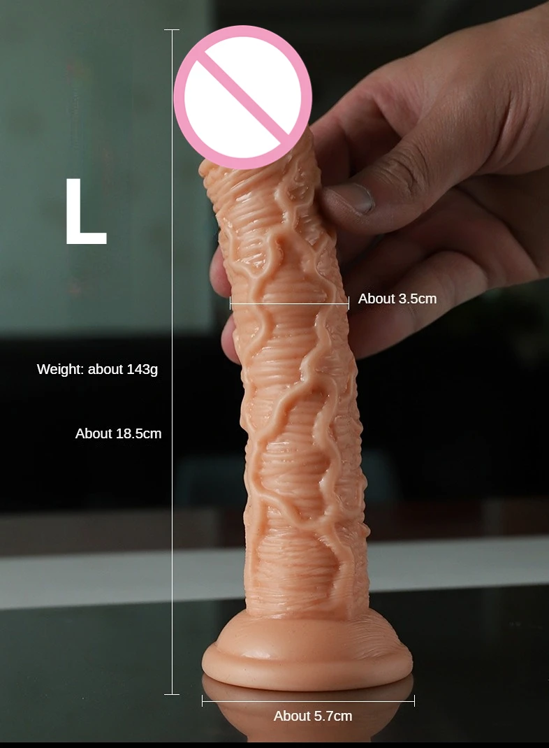 Realistic Simulation Big Dildo with Strap Penis Sex Toy Female Vaginal Anal Masturbator Dick With Suction Cup for Women Massage