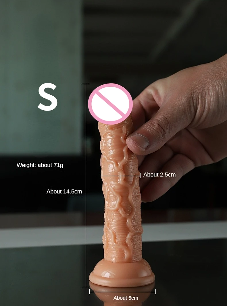 Realistic Simulation Big Dildo with Strap Penis Sex Toy Female Vaginal Anal Masturbator Dick With Suction Cup for Women Massage