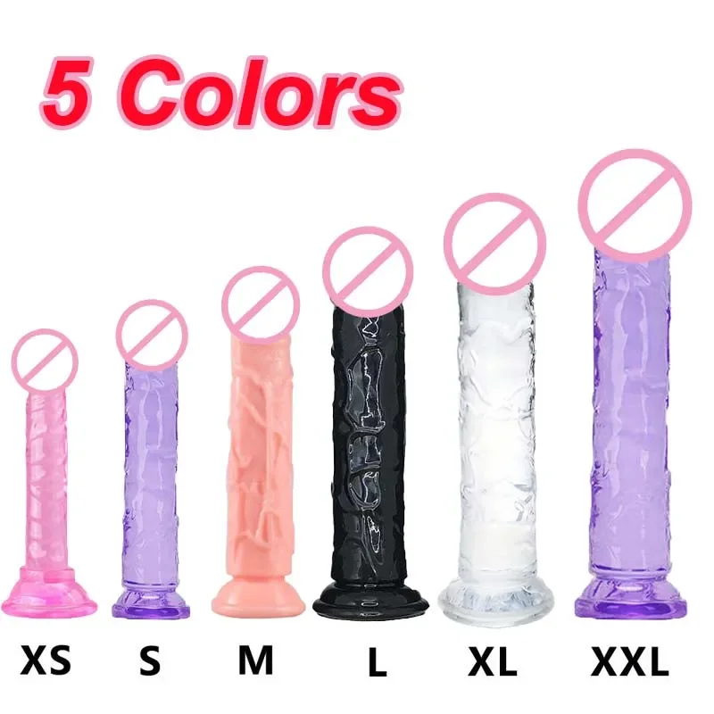 Realistic Dildos with Suction Cups,  Sex Toys, Anal Plugs, Female Penis Products, Adult Toys, Gode 18+ Erotic Sexy Products Shop
