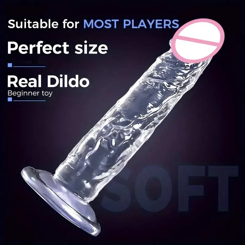 Realistic Dildos with Suction Cups,  Sex Toys, Anal Plugs, Female Penis Products, Adult Toys, Gode 18+ Erotic Sexy Products Shop