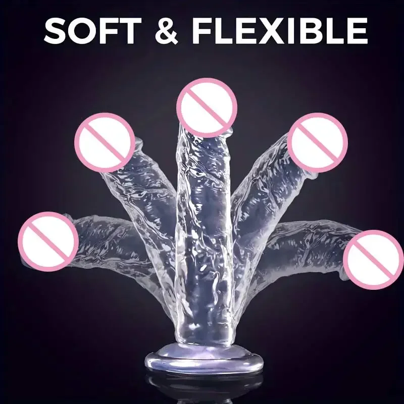 Realistic Dildos with Suction Cups,  Sex Toys, Anal Plugs, Female Penis Products, Adult Toys, Gode 18+ Erotic Sexy Products Shop