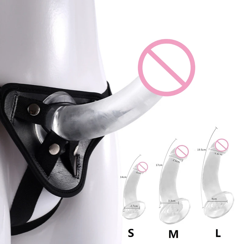 Men's Strap-on Realistic Dildo Pants for Men Double Dildos With Rings Man Strapon Harness Belt Adult Games Sex Toys Dropshipping