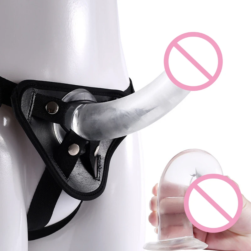 Men's Strap-on Realistic Dildo Pants for Men Double Dildos With Rings Man Strapon Harness Belt Adult Games Sex Toys Dropshipping