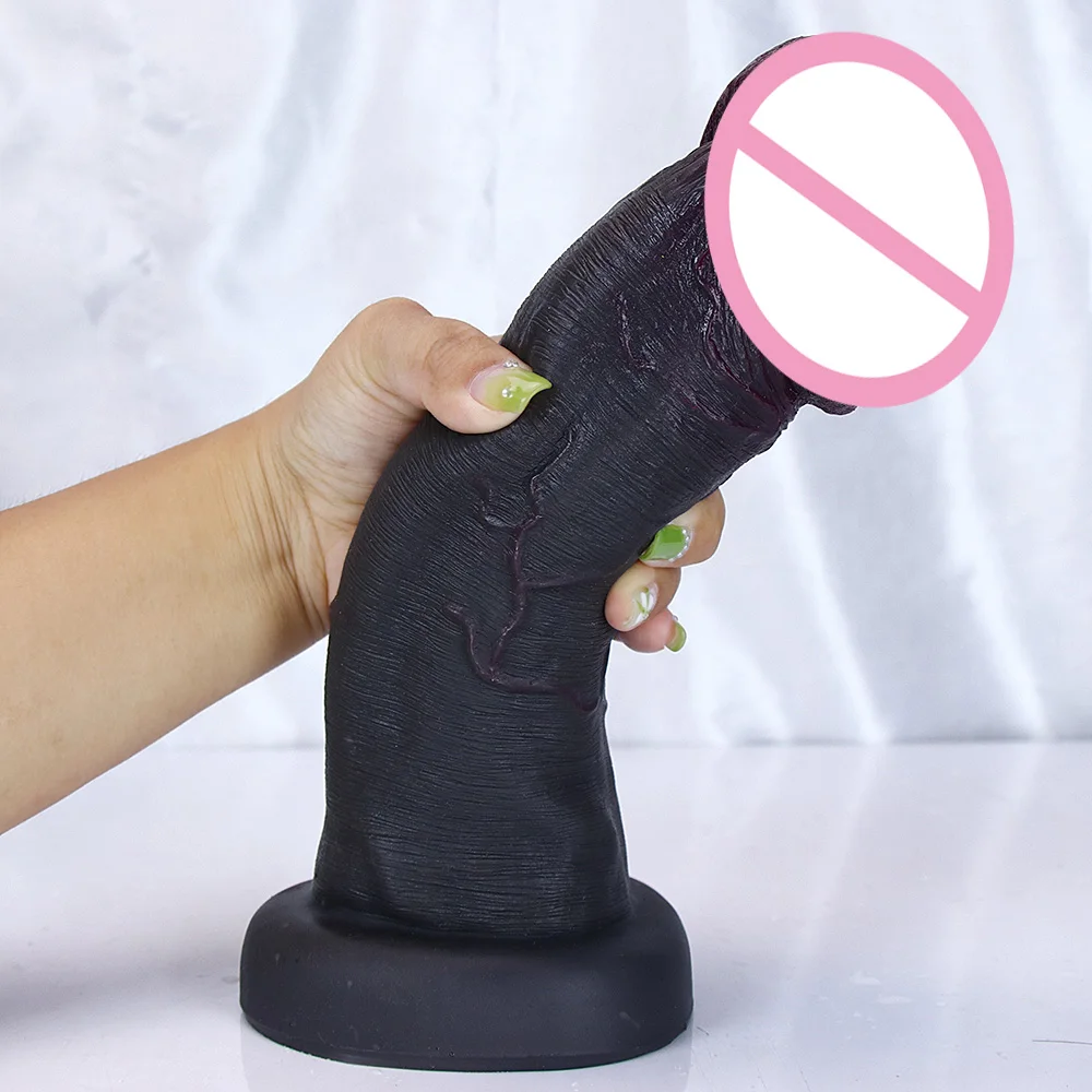 Huge Glans Dildo Realistic Soft Double Layer Penis Women Men Supplie Sex Toys Dick Masturbator Dick Large G-spot Sex Anus Toys