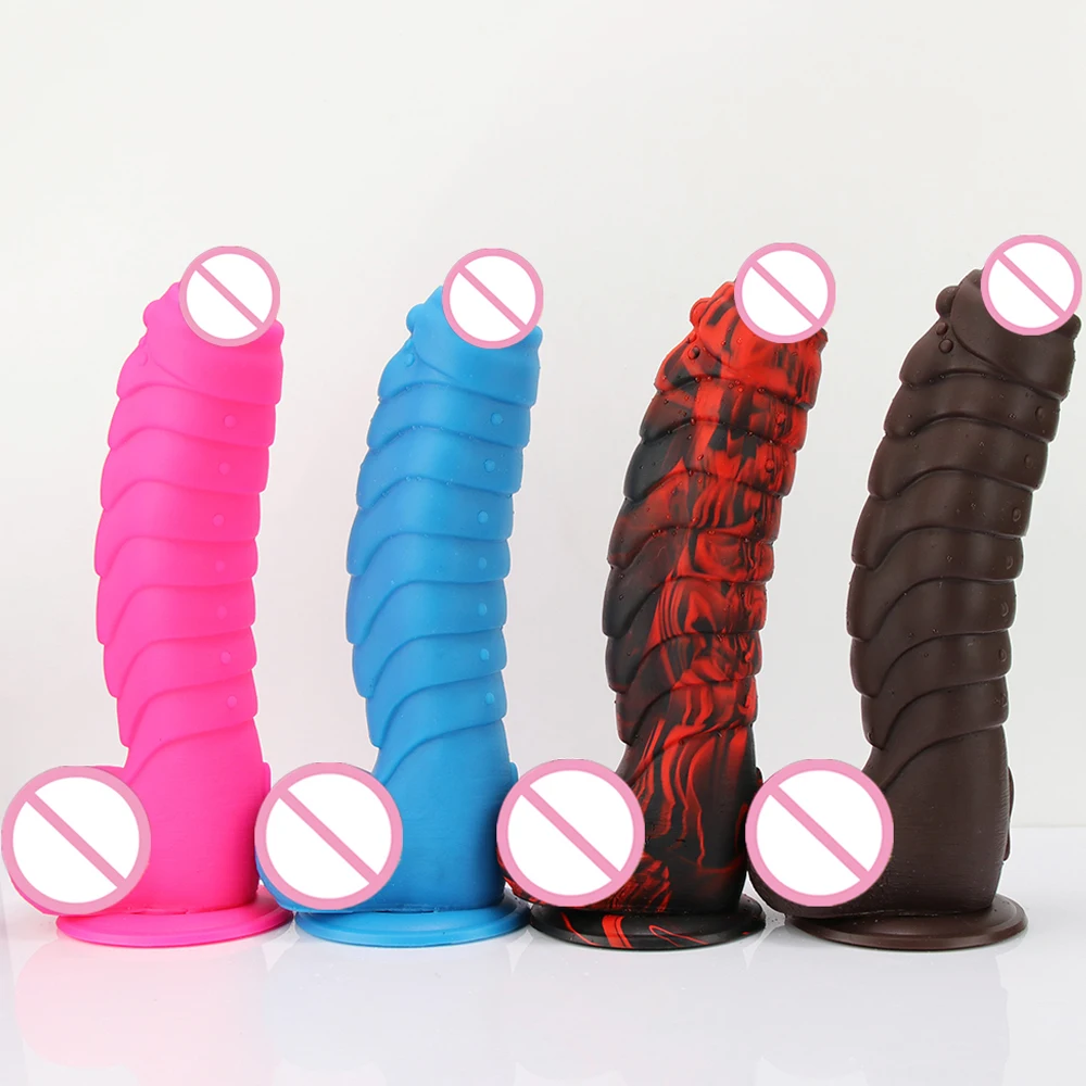 XXL Huge Dildo Realistic Dragon Scales Penis With Suction Cup For Women Strapon Toys Animal Flexible Anal Plug Silicone Sex Shop XXL Huge Dildo Realistic Dragon Scales Penis With Suction Cup For Women Strapon Toys Animal Flexible Anal Plug Silicone Sex Shop