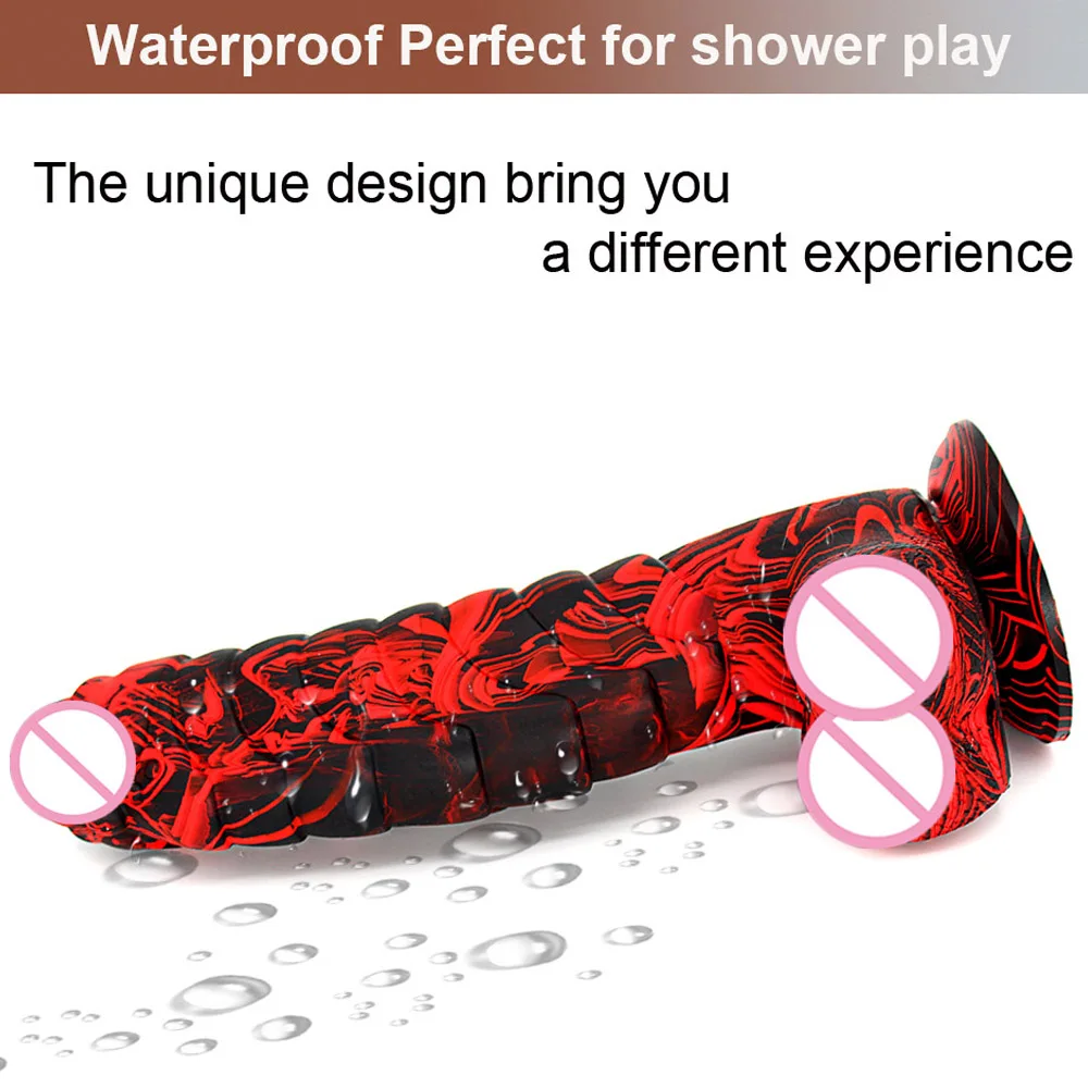 XXL Huge Dildo Realistic Dragon Scales Penis With Suction Cup For Women Strapon Toys Animal Flexible Anal Plug Silicone Sex Shop XXL Huge Dildo Realistic Dragon Scales Penis With Suction Cup For Women Strapon Toys Animal Flexible Anal Plug Silicone Sex Shop