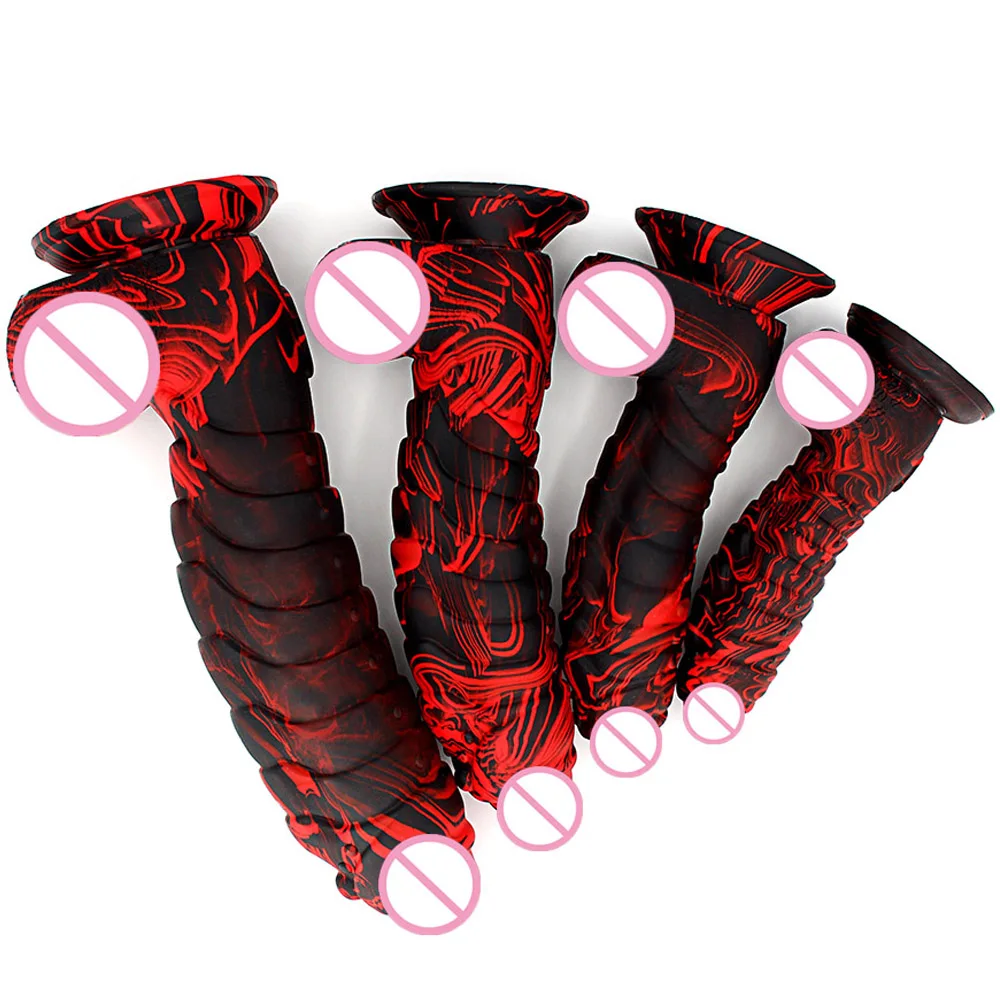 XXL Huge Dildo Realistic Dragon Scales Penis With Suction Cup For Women Strapon Toys Animal Flexible Anal Plug Silicone Sex Shop XXL Huge Dildo Realistic Dragon Scales Penis With Suction Cup For Women Strapon Toys Animal Flexible Anal Plug Silicone Sex Shop