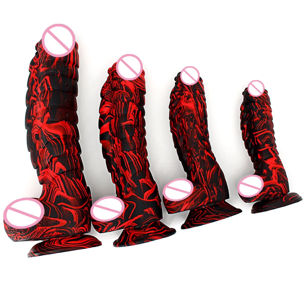 XXL Huge Dildo Realistic Dragon Scales Penis With Suction Cup For Women Strapon Toys Animal Flexible Anal Plug Silicone Sex Shop XXL Huge Dildo Realistic Dragon Scales Penis With Suction Cup For Women Strapon Toys Animal Flexible Anal Plug Silicone Sex Shop