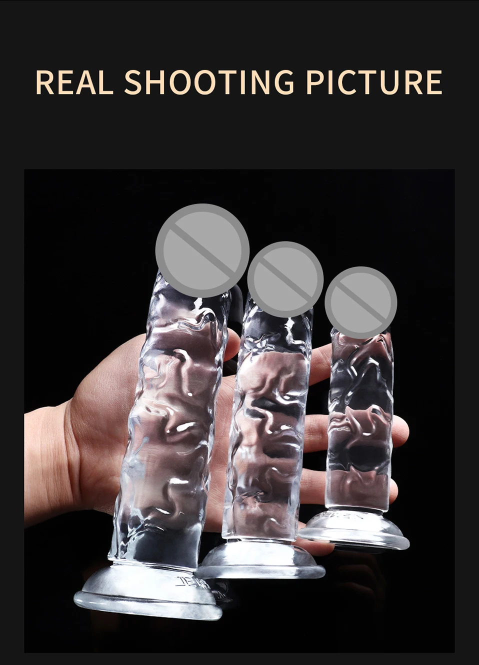 New Realistic Dildos Erotic Jelly Dildo With Super Strong Suction Cup Sex Toys for Woman Men Artificial Penis G-spot Simulation