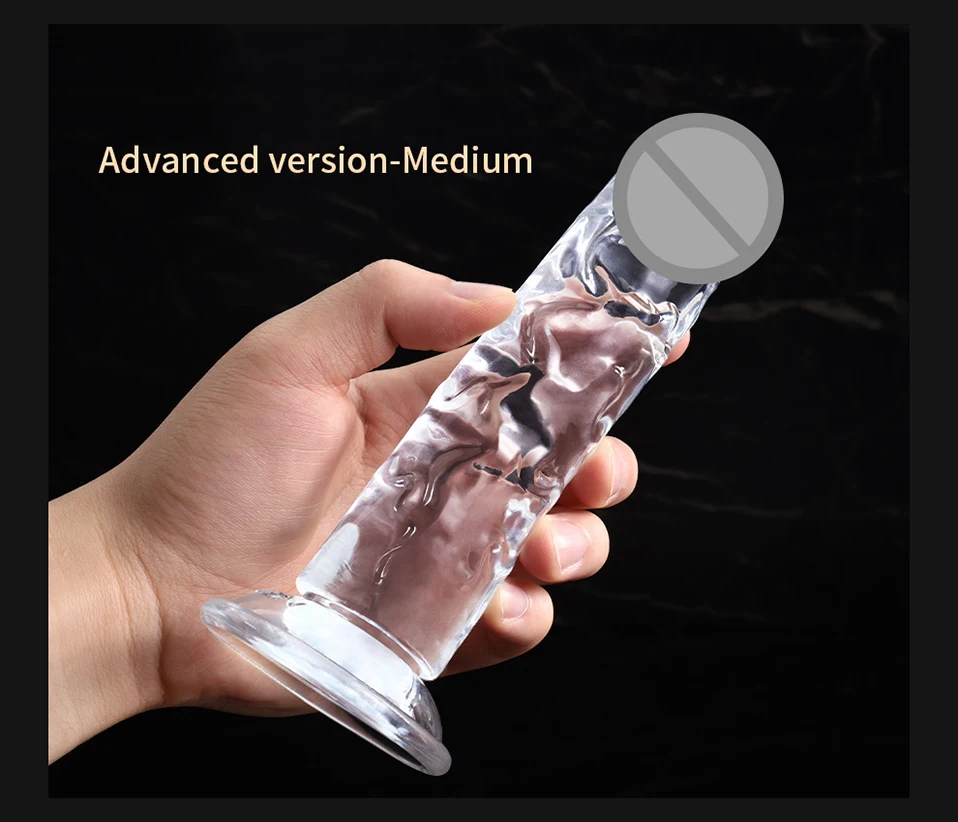 New Realistic Dildos Erotic Jelly Dildo With Super Strong Suction Cup Sex Toys for Woman Men Artificial Penis G-spot Simulation