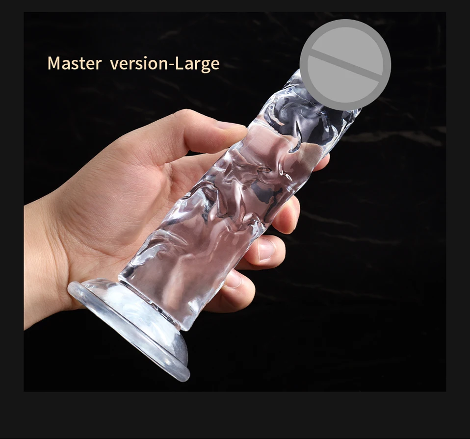 New Realistic Dildos Erotic Jelly Dildo With Super Strong Suction Cup Sex Toys for Woman Men Artificial Penis G-spot Simulation
