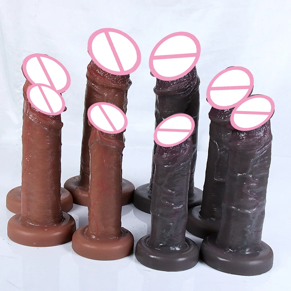 Realistic Dildo Silicone Soft Huge Adults Sex Toy for Women Suction Cup Big Dick Anal Plug Vaginal Small Penis Masturbators Gift