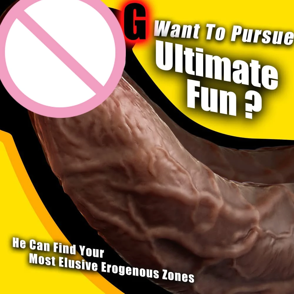 Thick Dildo for G-spot Stimulation Curved Shaft Dildos with Suction Cup Silicone Realistic Dildo Vagina Anal Sex Toys for Women Thick Dildo for G-spot Stimulation Curved Shaft Dildos with Suction Cup Silicone Realistic Dildo Vagina Anal Sex Toys for Women