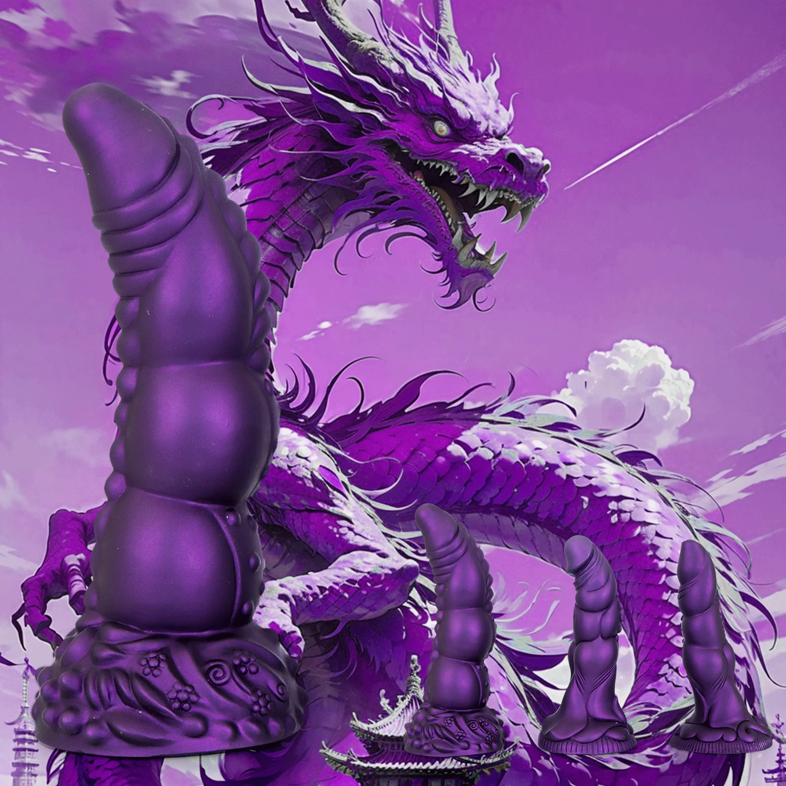 Monster Dragon Dildo Silicone Penis Dick Cock Vagina G-Spot Stimulation Masturbator Anal Plug Dildos Adult Sex Toys For Woman 18