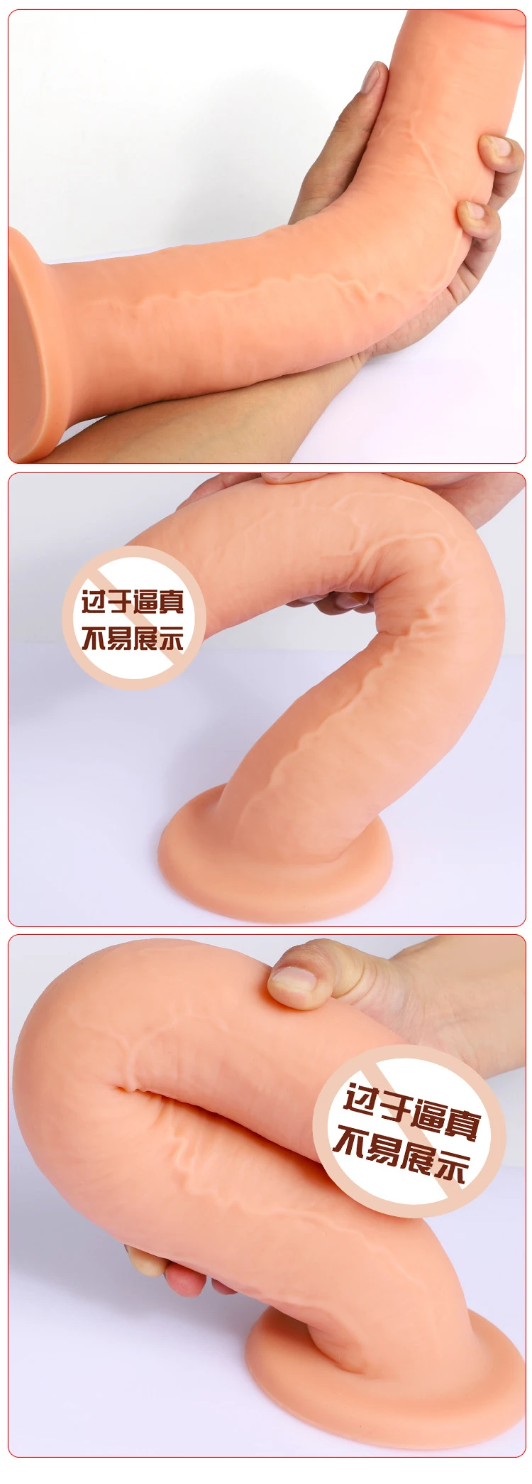 New Silicone Soft Huge Dildo Realistic Penis Female Masturbator Horse Dick Big Penis With Suction Cup Dildos Sex Toys For Woman