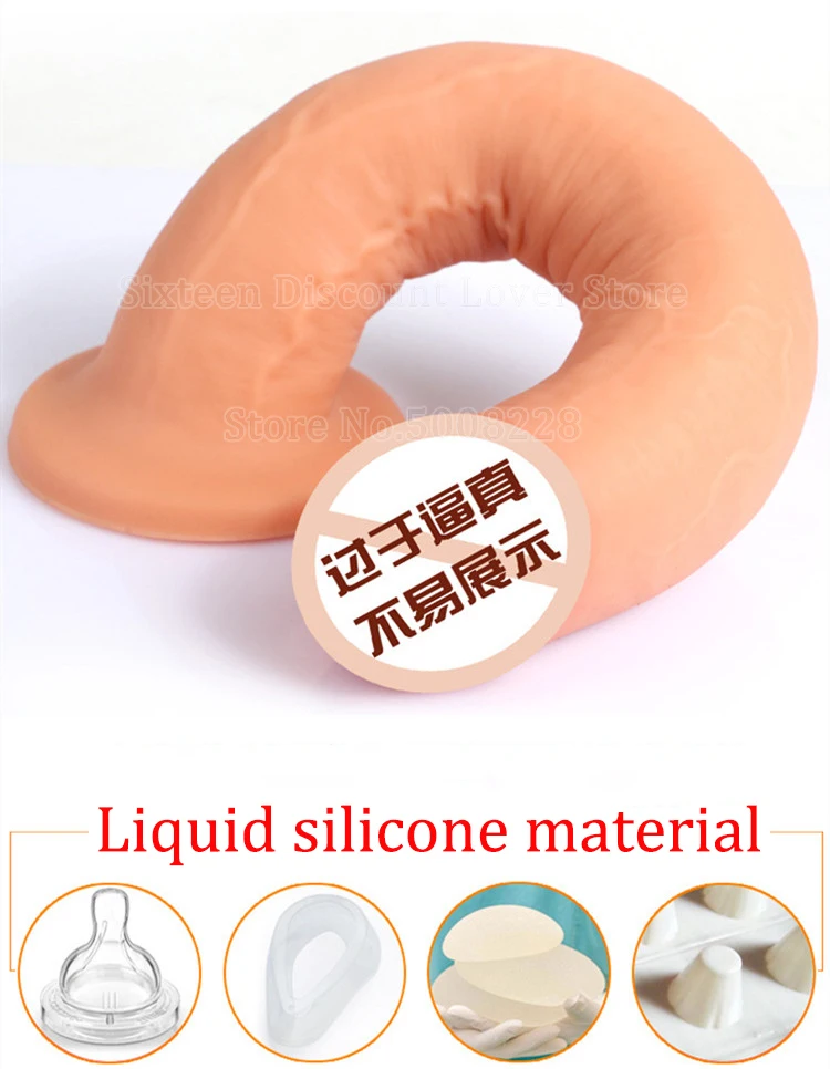 New Silicone Soft Huge Dildo Realistic Penis Female Masturbator Horse Dick Big Penis With Suction Cup Dildos Sex Toys For Woman