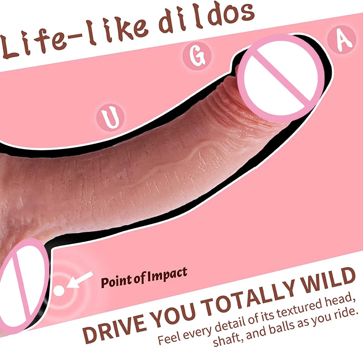 7inch Realistic Dildo Feels Like Skin Penis Adult Sex Toy for Women Soft Silicone Anal Dildo with Suction Cup Lifelike Fake Dick