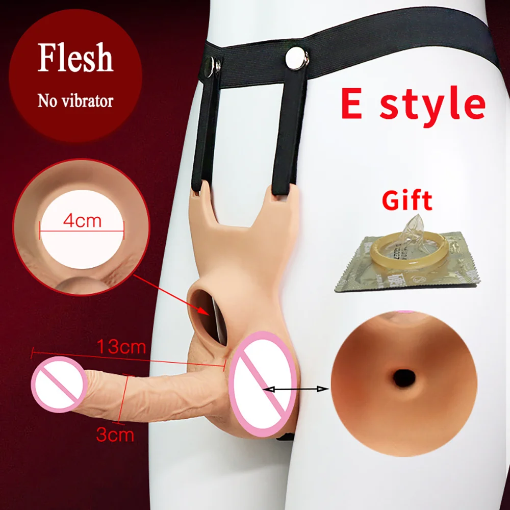 Realistic Hollow And Solid Dildo Strapon Panties for Lesbian Male Silicone Penis For Pants Sex Toys for Couples Gay Masturbator Realistic Hollow And Solid Dildo Strapon Panties for Lesbian Male Silicone Penis For Pants Sex Toys for Couples Gay Masturbator