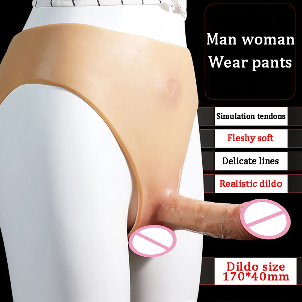 Realistic Hollow And Solid Dildo Strapon Panties for Lesbian Male Silicone Penis For Pants Sex Toys for Couples Gay Masturbator Realistic Hollow And Solid Dildo Strapon Panties for Lesbian Male Silicone Penis For Pants Sex Toys for Couples Gay Masturbator