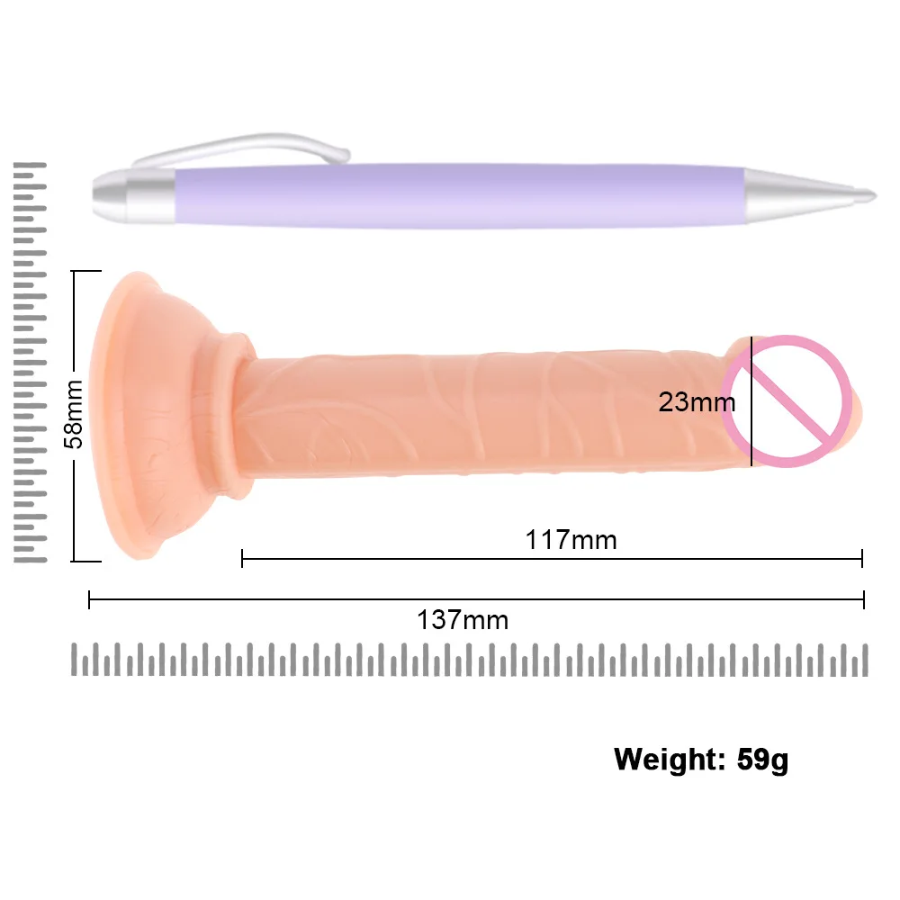 Mini Soft Jelly Dildos Small Artificial Sucker Penis Vagina Anal Massager Sex Toys Shop For Women Female Adults realistic dick