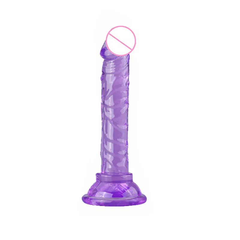 Mini Soft Jelly Dildos Small Artificial Sucker Penis Vagina Anal Massager Sex Toys Shop For Women Female Adults realistic dick