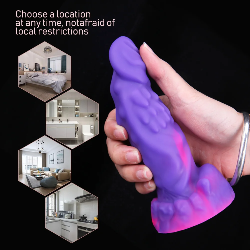 Silicone Realistic Dildo Strong Suction Cup Dildo Prostate Massager Large Butt Plug Dragon Thick Dildo Anal Sex Toys for Women Silicone Realistic Dildo Strong Suction Cup Dildo Prostate Massager Large Butt Plug Dragon Thick Dildo Anal Sex Toys for Women
