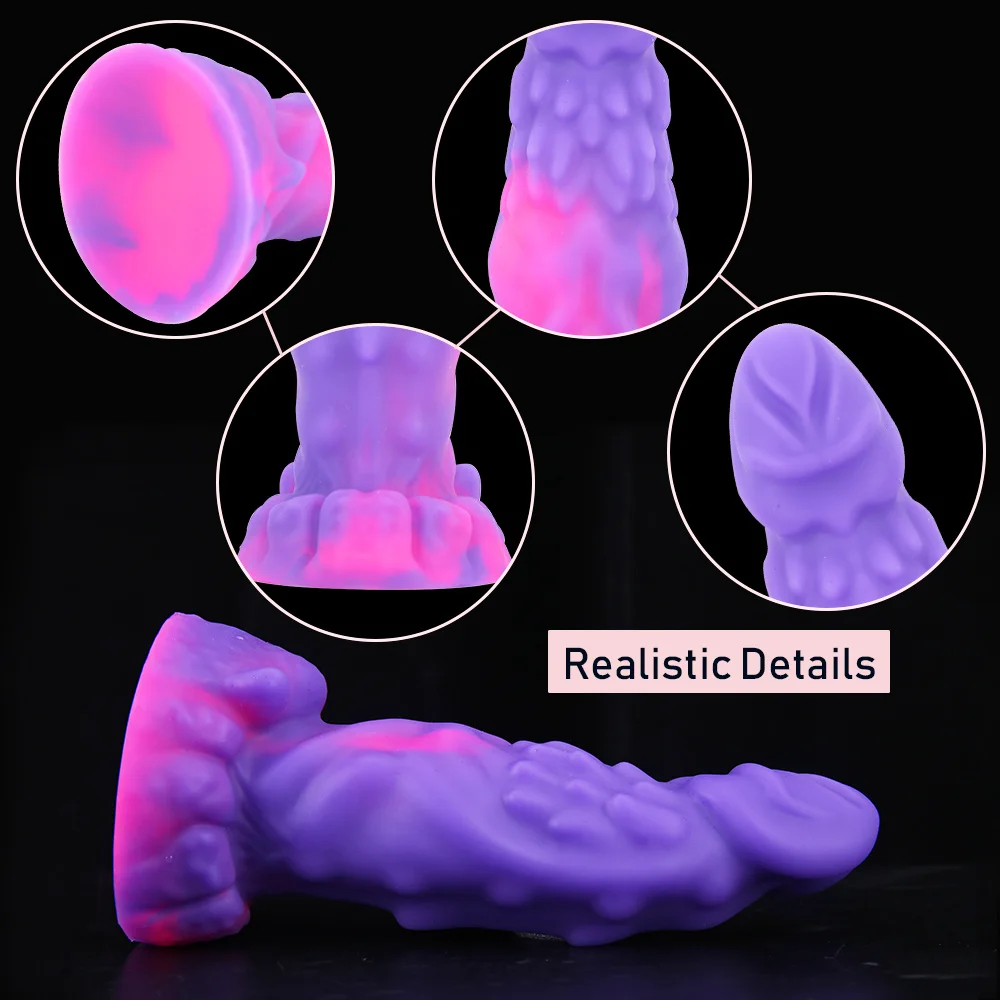 Silicone Realistic Dildo Strong Suction Cup Dildo Prostate Massager Large Butt Plug Dragon Thick Dildo Anal Sex Toys for Women Silicone Realistic Dildo Strong Suction Cup Dildo Prostate Massager Large Butt Plug Dragon Thick Dildo Anal Sex Toys for Women