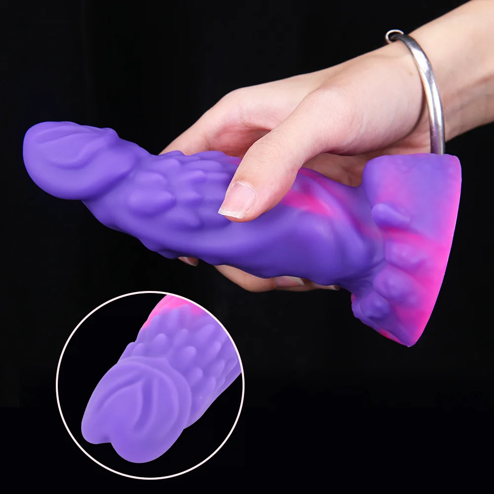 Silicone Realistic Dildo Strong Suction Cup Dildo Prostate Massager Large Butt Plug Dragon Thick Dildo Anal Sex Toys for Women Silicone Realistic Dildo Strong Suction Cup Dildo Prostate Massager Large Butt Plug Dragon Thick Dildo Anal Sex Toys for Women