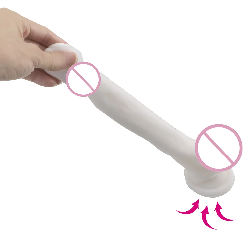 21cm Soft Big Animal Dildos for Women Anal Plug Vaginal Massager Realistic Horse Penis Female Masturbation Sex Toys Erotic Goods