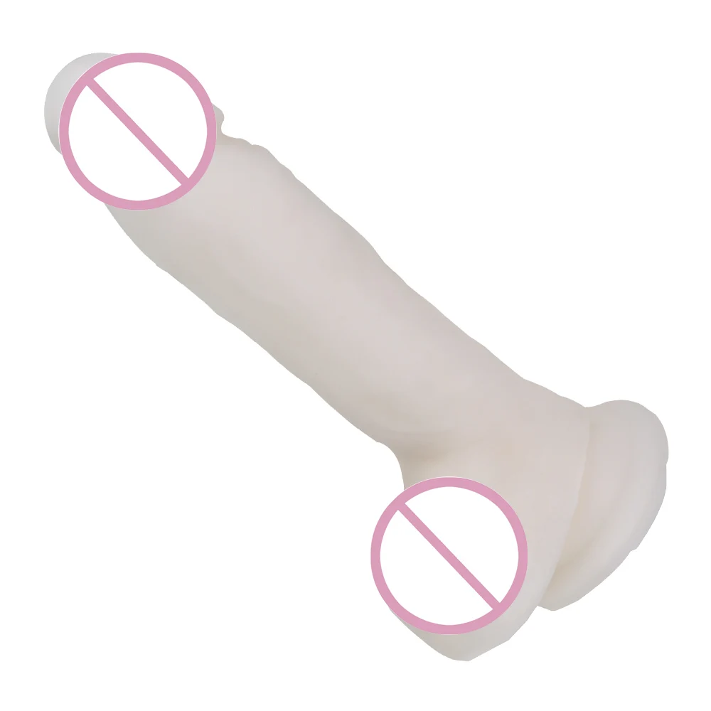 21cm Soft Big Animal Dildos for Women Anal Plug Vaginal Massager Realistic Horse Penis Female Masturbation Sex Toys Erotic Goods