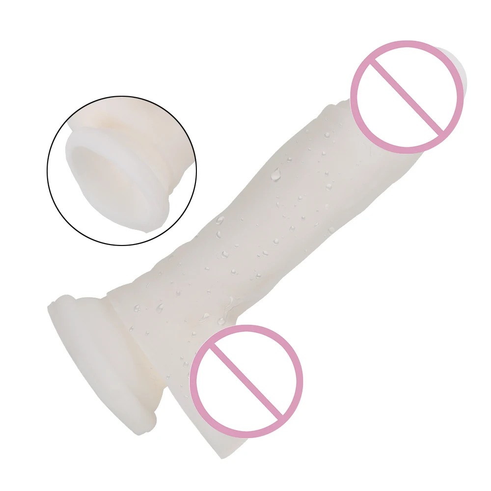 21cm Soft Big Animal Dildos for Women Anal Plug Vaginal Massager Realistic Horse Penis Female Masturbation Sex Toys Erotic Goods