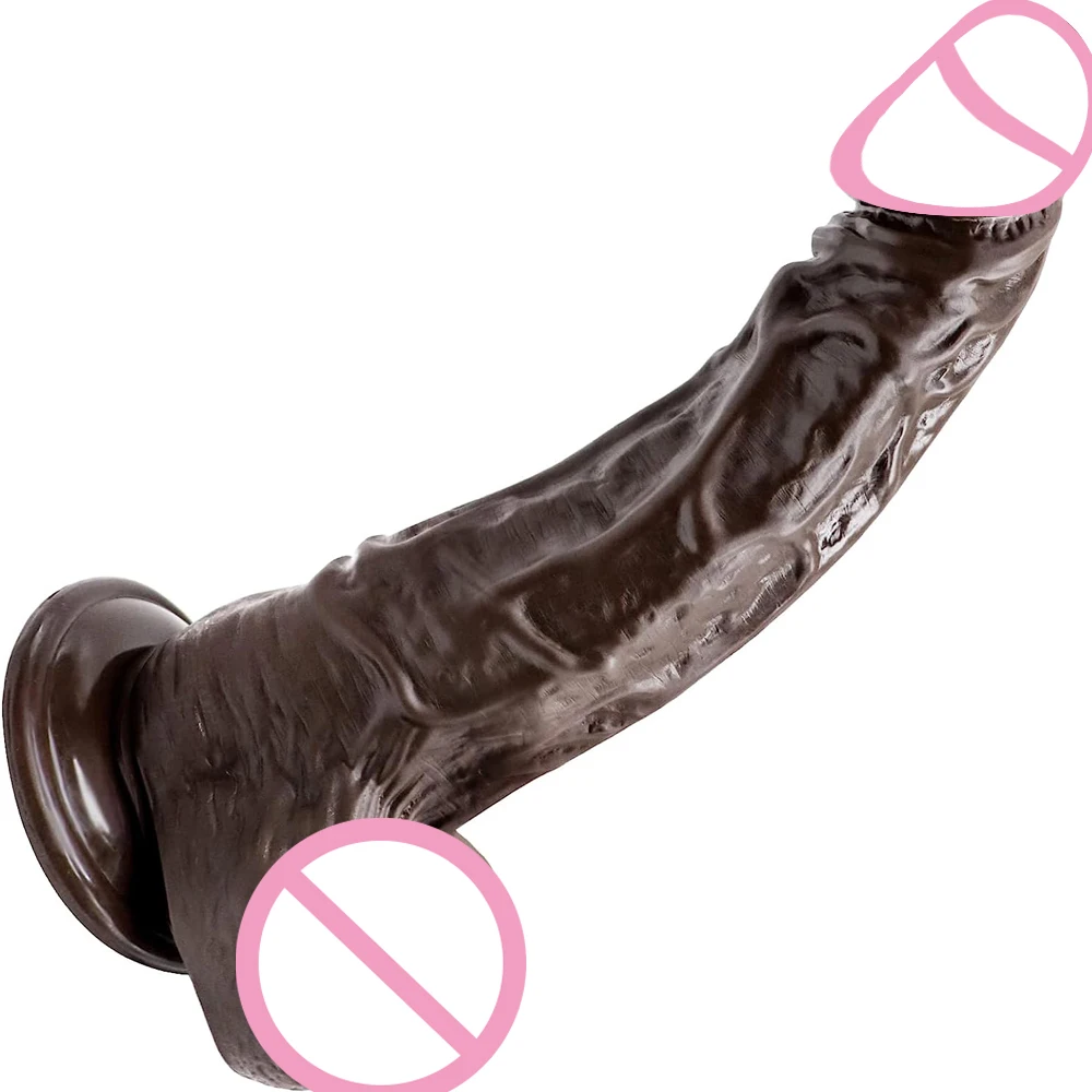 9.5 inch Thick Huge G Spot Dildos Realistic Dildo with Suction Cup Big Black Dildo Anal Giant Penis Sex Toys for Women and Men 9.5 inch Thick Huge G Spot Dildos Realistic Dildo with Suction Cup Big Black Dildo Anal Giant Penis Sex Toys for Women and Men