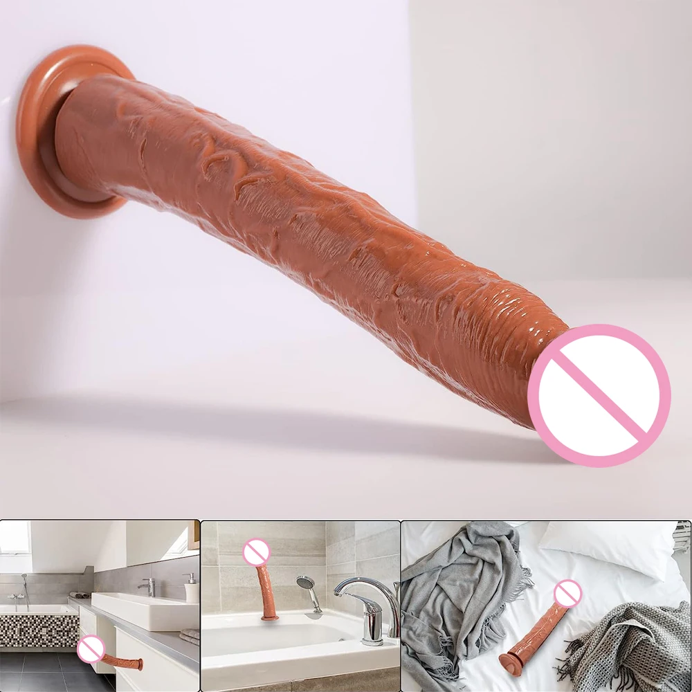 Realistic Dildo with Small Glans 13 Inch Big Dildo Jelly Dildo with Suction Cup Adult Product Sex Toys for Women Men Anal Play Realistic Dildo with Small Glans 13 Inch Big Dildo Jelly Dildo with Suction Cup Adult Product Sex Toys for Women Men Anal Play