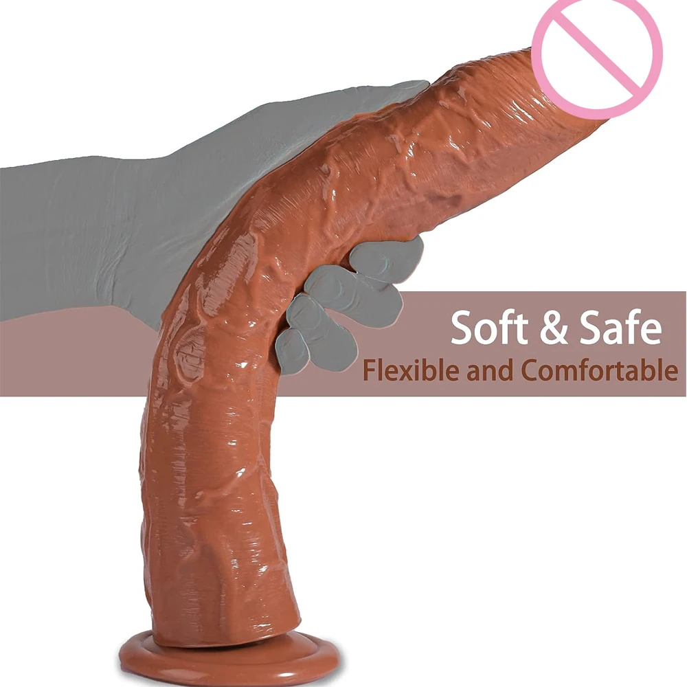 Realistic Dildo with Small Glans 13 Inch Big Dildo Jelly Dildo with Suction Cup Adult Product Sex Toys for Women Men Anal Play Realistic Dildo with Small Glans 13 Inch Big Dildo Jelly Dildo with Suction Cup Adult Product Sex Toys for Women Men Anal Play