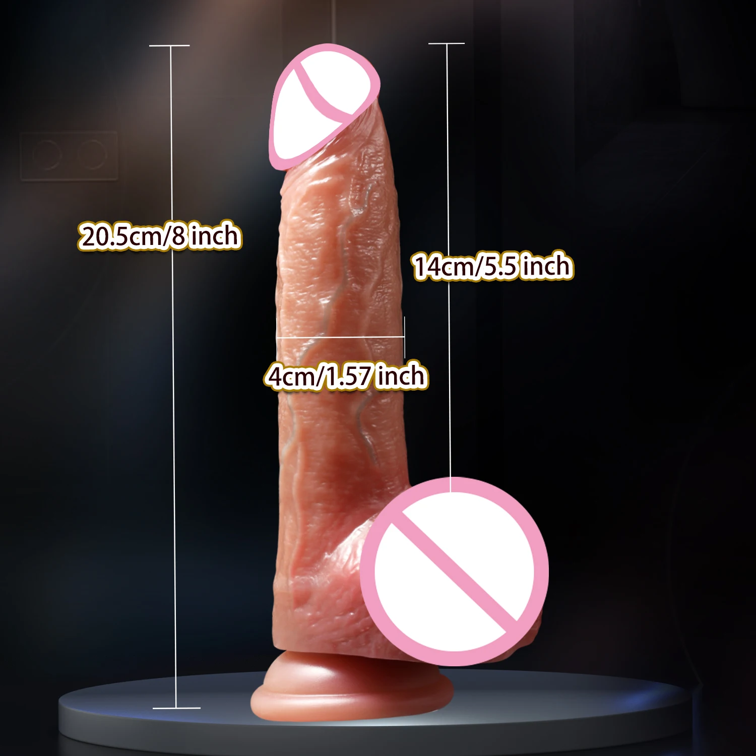 2 IN 1 Sliding Foreskin Dildo Upgraded Ejaculating Penis Realistic Spray Water Penis with Suction Cup Sex Toys for Women Couples