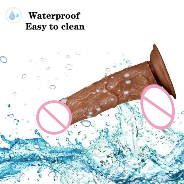 Exotic Female Masturbator Healthy soft glue Realistic Soft Dildo Suction Cup for Women Big Dick Sex Toys