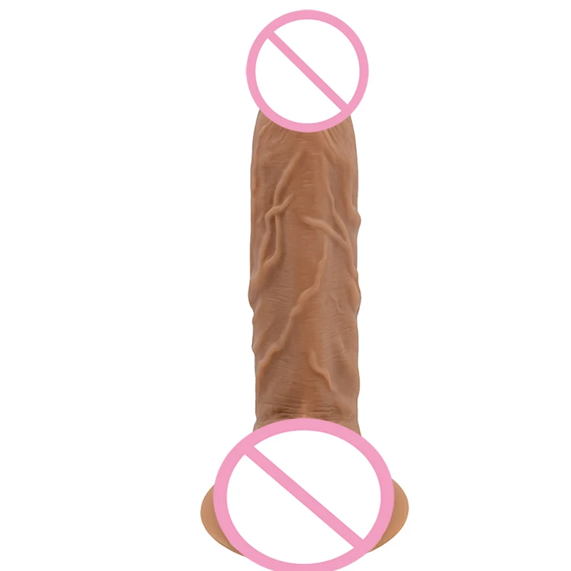  Female Masturbator Asia Three Generations Healthy Soft Glue  Huge Realistic Dildo Suction Cup For Women Big Dick Sex Toys