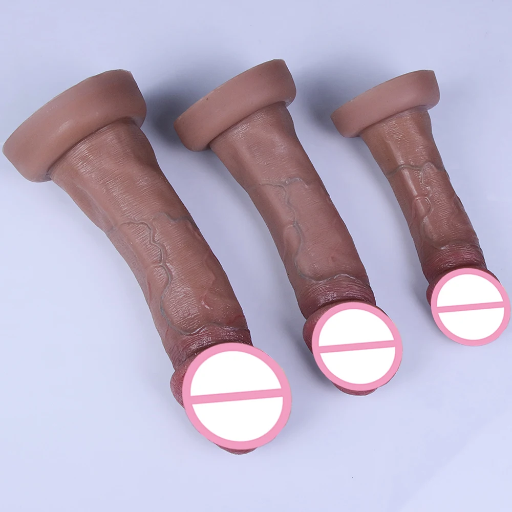 Realistic Dildos Big Glans With Suction Cup Vagina Anal Sex Toys For Woman Strapon Soft Penis Butt Plug Adults Cock Masturbator Realistic Dildos Big Glans With Suction Cup Vagina Anal Sex Toys For Woman Strapon Soft Penis Butt Plug Adults Cock Masturbator
