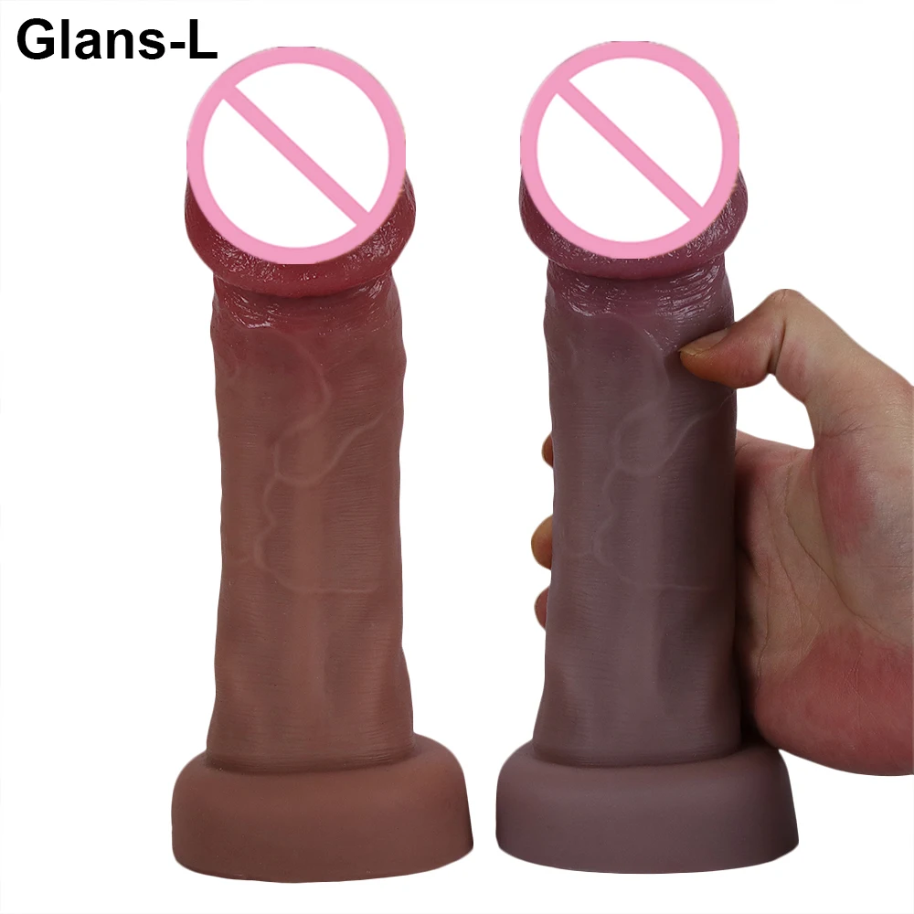 Realistic Dildos Big Glans With Suction Cup Vagina Anal Sex Toys For Woman Strapon Soft Penis Butt Plug Adults Cock Masturbator Realistic Dildos Big Glans With Suction Cup Vagina Anal Sex Toys For Woman Strapon Soft Penis Butt Plug Adults Cock Masturbator