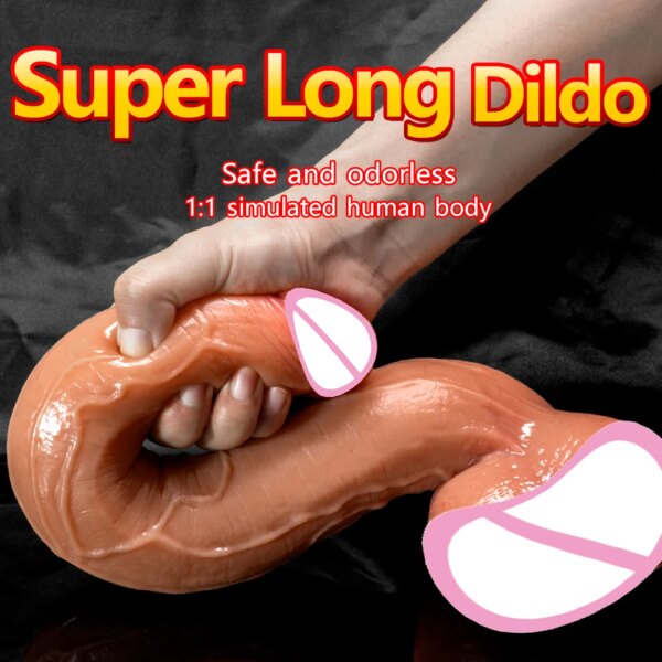 42CM Realistic Silicone Dildo Super Large Penis Product Sex Toys For Woman Men Powerful Suction Cup  Anal Sex Toys Horse Dick