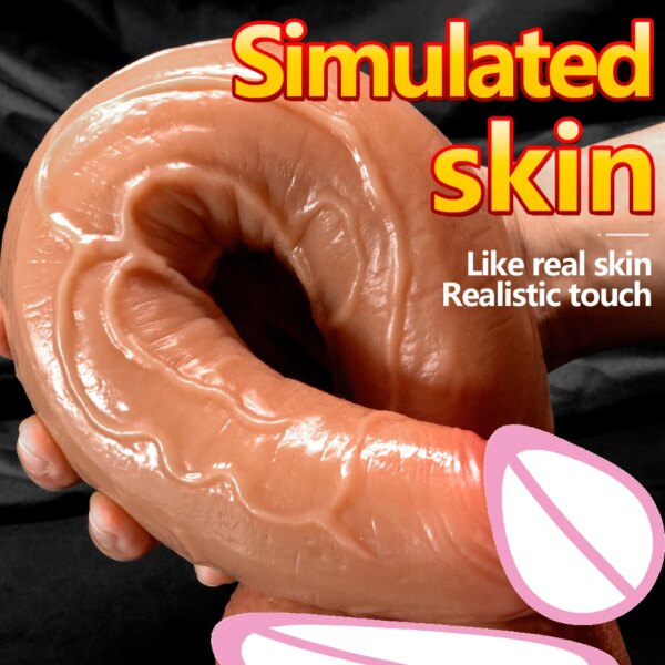 42CM Realistic Silicone Dildo Super Large Penis Product Sex Toys For Woman Men Powerful Suction Cup  Anal Sex Toys Horse Dick