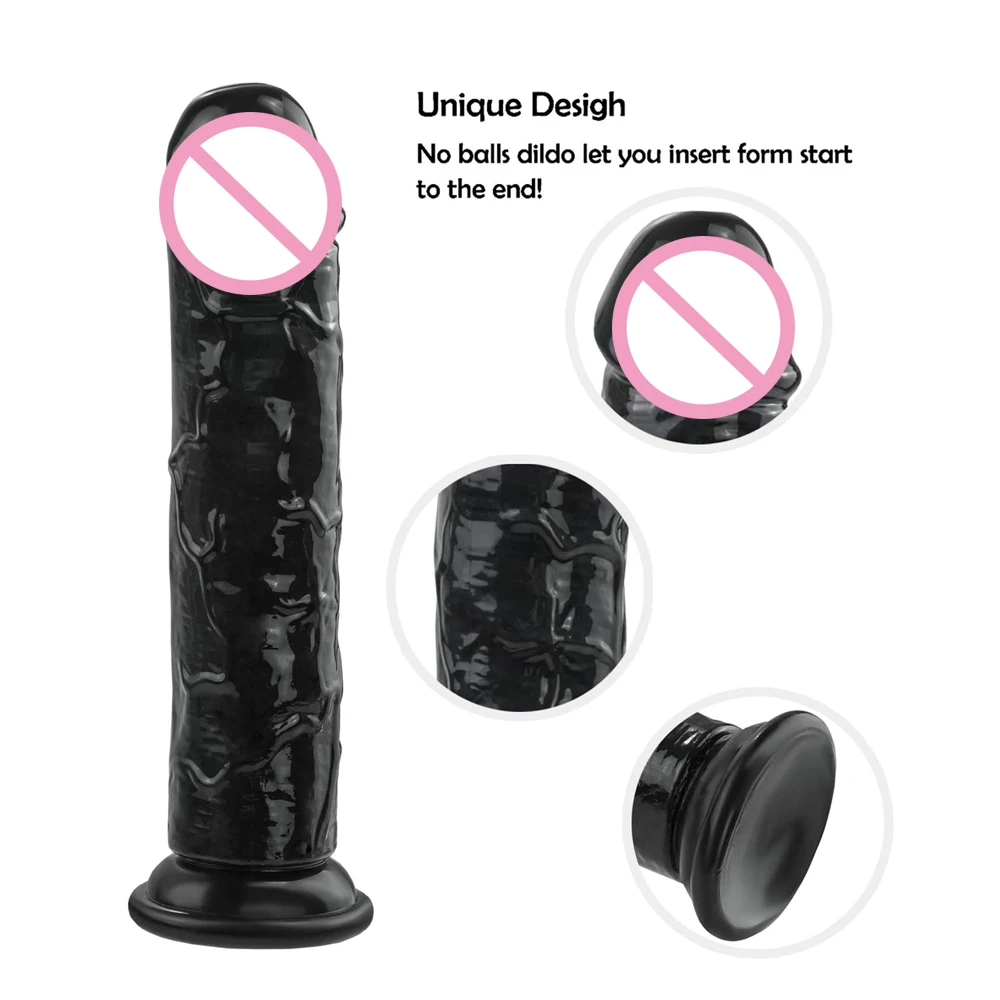 16-25cm Realistic Dildo,Dildo with Strong Suction Cup for Hand-Free Play , Adult Sexy Toy for Men Women Female Couples