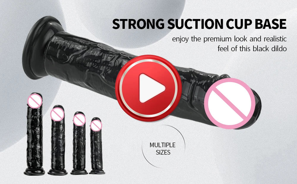 16-25cm Realistic Dildo,Dildo with Strong Suction Cup for Hand-Free Play , Adult Sexy Toy for Men Women Female Couples