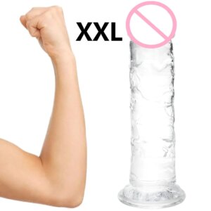 Soft Jelly Women's Dildo Suction Cup Anal Realistic Penis Sex Toys Female Masturbator Dildos G-spot Orgasm Butt Plug for Women