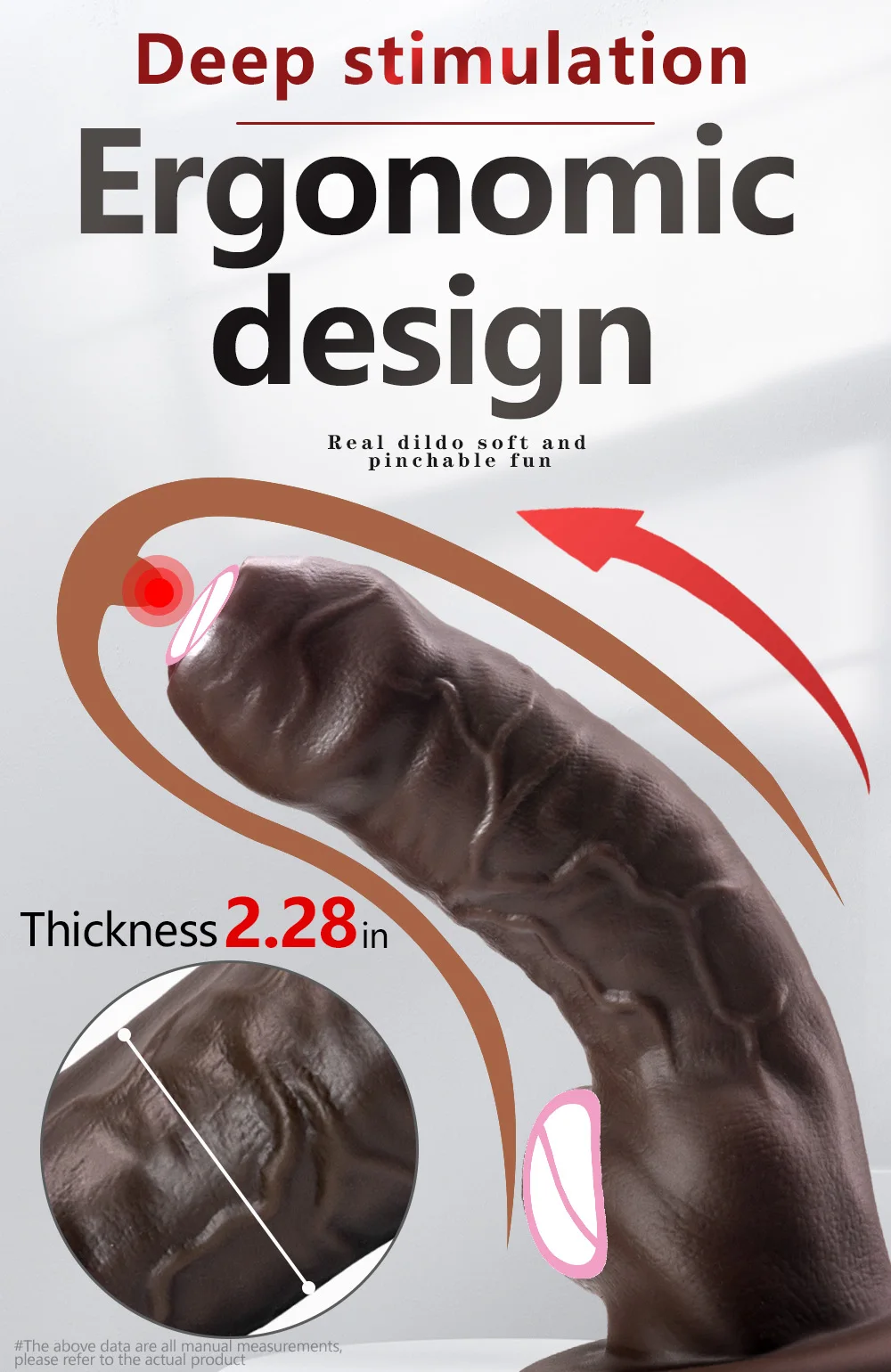 Soft Feeling Realistic Dildo Penis Black Brown Large Glans Simulated Medical Silicone Adult Sex Toy for Women Masturbators 18+