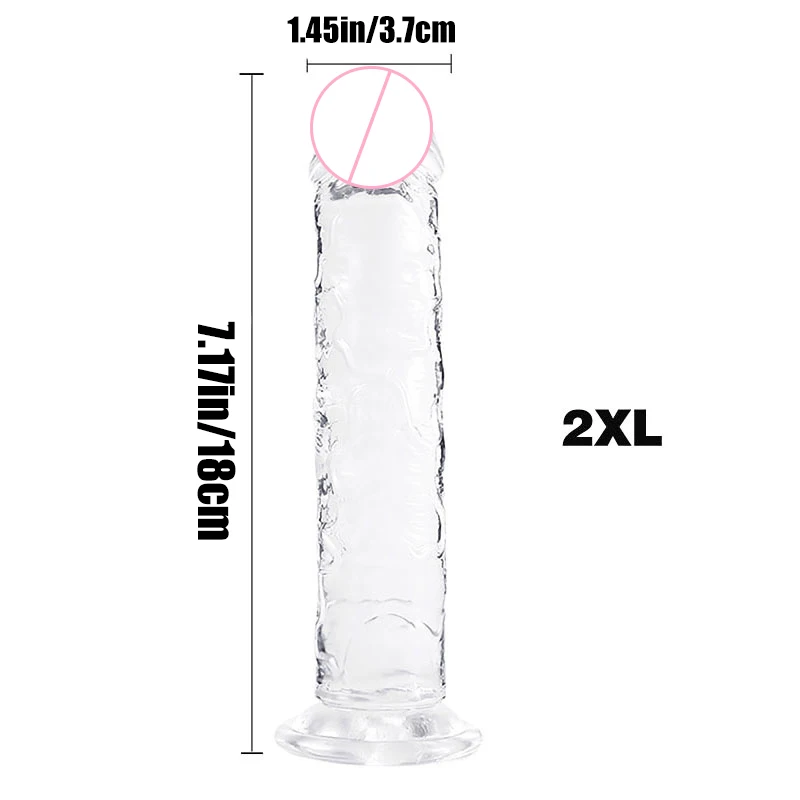 Realistic Dildo With Suction Cup Huge Jelly Dildos Sex Toys for Woman Men Fake Dick Big Penis Anal Butt Plug Erotic Sex Shop