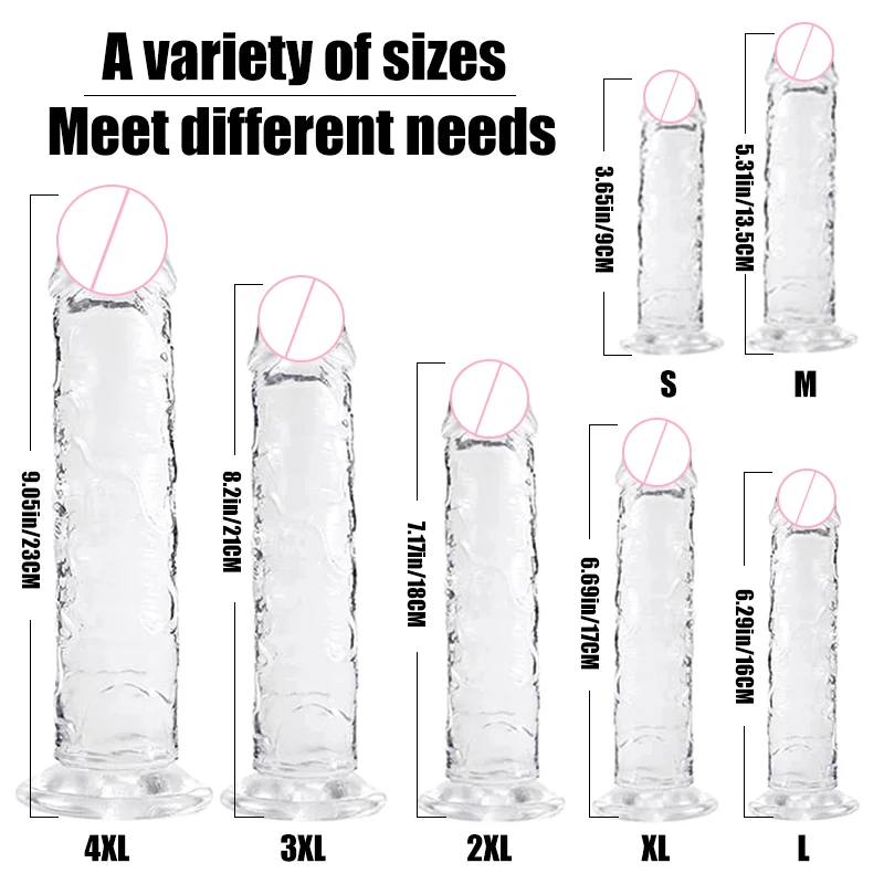 Realistic Dildo With Suction Cup Huge Jelly Dildos Sex Toys for Woman Men Fake Dick Big Penis Anal Butt Plug Erotic Sex Shop